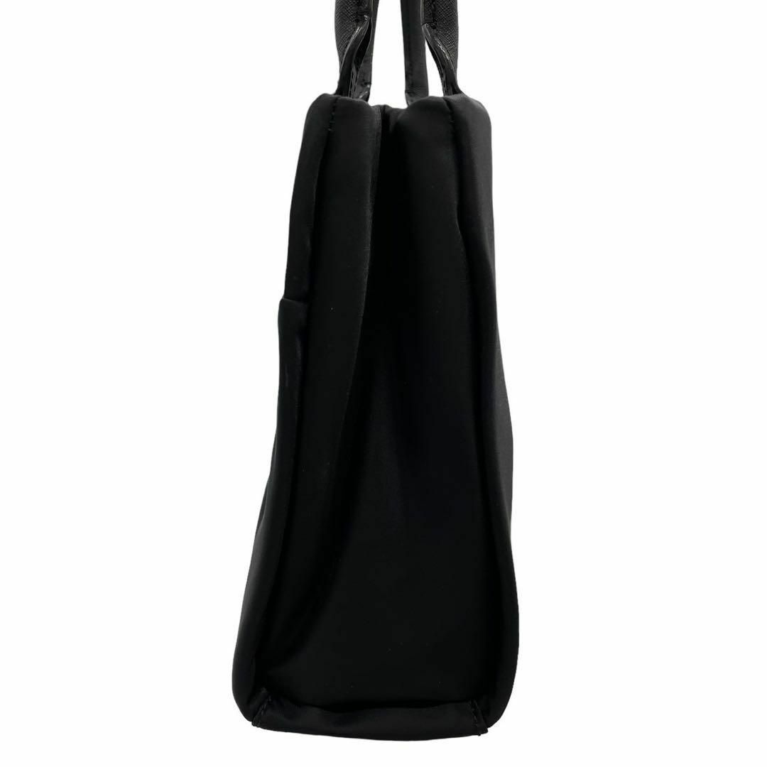 kate spade new york(ケイトスペードニューヨーク)の美品　ケイトスペード　s6 ナイロン　ハンドバッグ　ブラック　肩掛け可　ビジネス レディースのバッグ(ハンドバッグ)の商品写真
