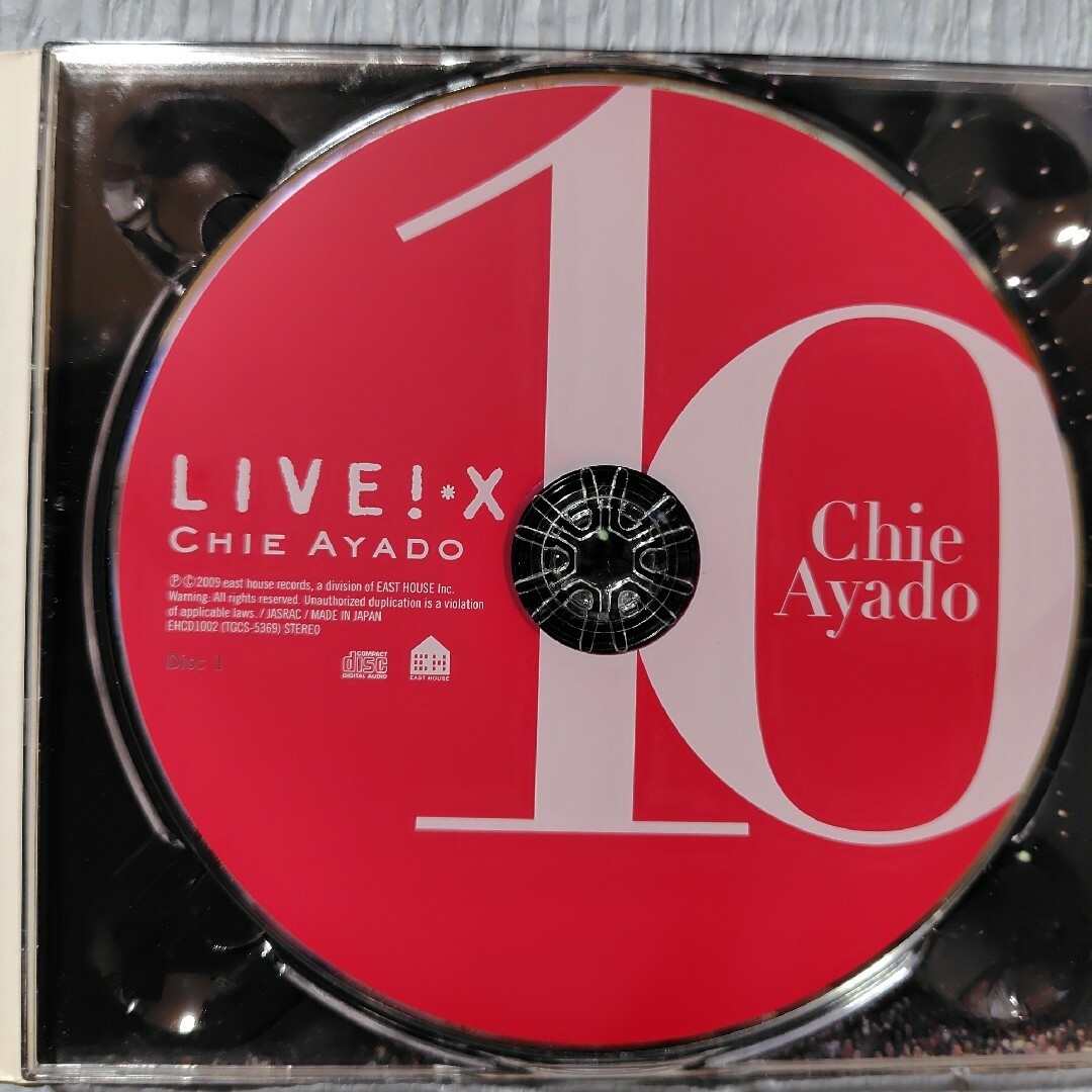 綾戸智恵/Live X: デビュー10周年記念ツアー【2CD】 エンタメ/ホビーのCD(ジャズ)の商品写真