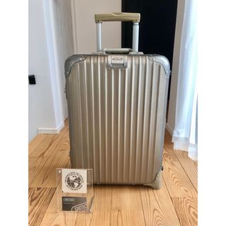 RIMOWA - RIMOWA リモワ トパーズ 廃盤 青ロゴ 希少 32L 2輪 中古の 