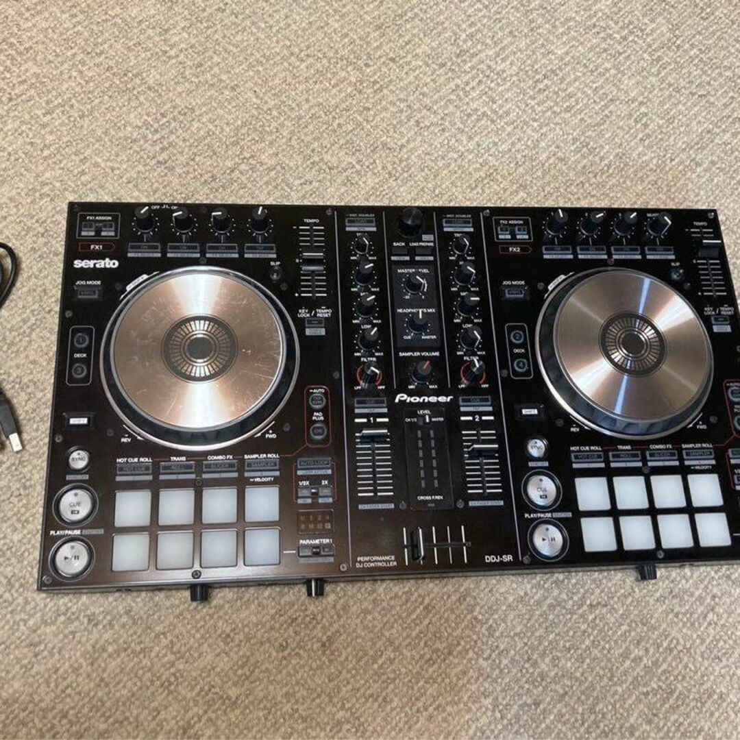 パイオニア DDJ-SR Pioneer DJキット　箱無し　DJコントローラー 楽器のDJ機器(その他)の商品写真