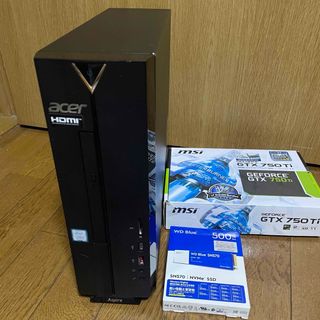 第8世代i3&GTX750Ti搭載★ゲーミングPC/Win11/無線LAN＆BT