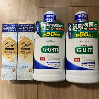 サンスター(SUNSTAR)の歯磨き粉と液体ハミガキのセット(歯磨き粉)