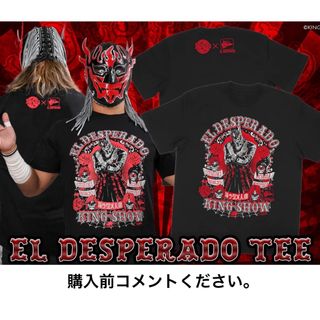 エル・デスペラード Tシャツ 新日本プロレス 筋肉少女帯 ジュニアチャンピオン(Tシャツ/カットソー(半袖/袖なし))