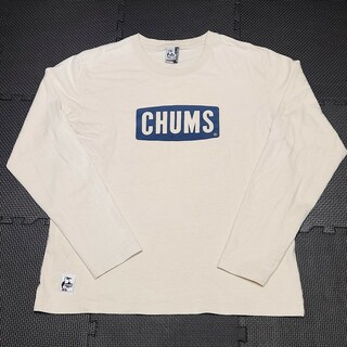 CHUMS - チャムス ボックスロゴ 長袖Tシャツ