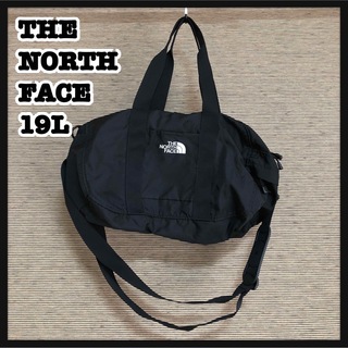 THE NORTH FACE - ノースフェイス】ボストンバッグ　ショルダーバッグ　ブラック刺繍ワンポイント15K