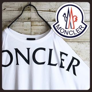 MONCLER - 美品 モンクレール 19SS サイドロゴ刺繍 Vネック 半袖Ｔ