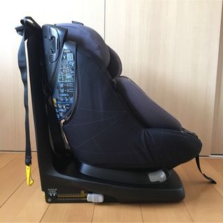 マキシコシ(Maxi-Cosi)の【希少柄・説明書付き】マキシコシ　アクシスフィックスプラス　チャイルドシート(自動車用チャイルドシート本体)