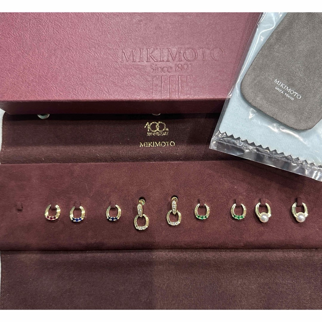 MIKIMOTO(ミキモト)のMIKIMOTOミキモトK18イヤリングセット レディースのアクセサリー(イヤリング)の商品写真