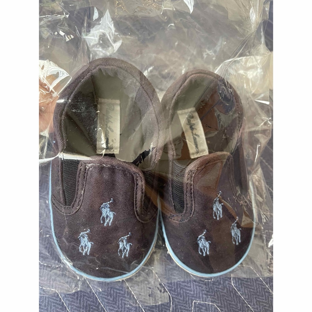 POLO RALPH LAUREN(ポロラルフローレン)の中古　Ralph Lauren ベビーシューズ　13cm キッズ/ベビー/マタニティのベビー靴/シューズ(~14cm)(スリッポン)の商品写真