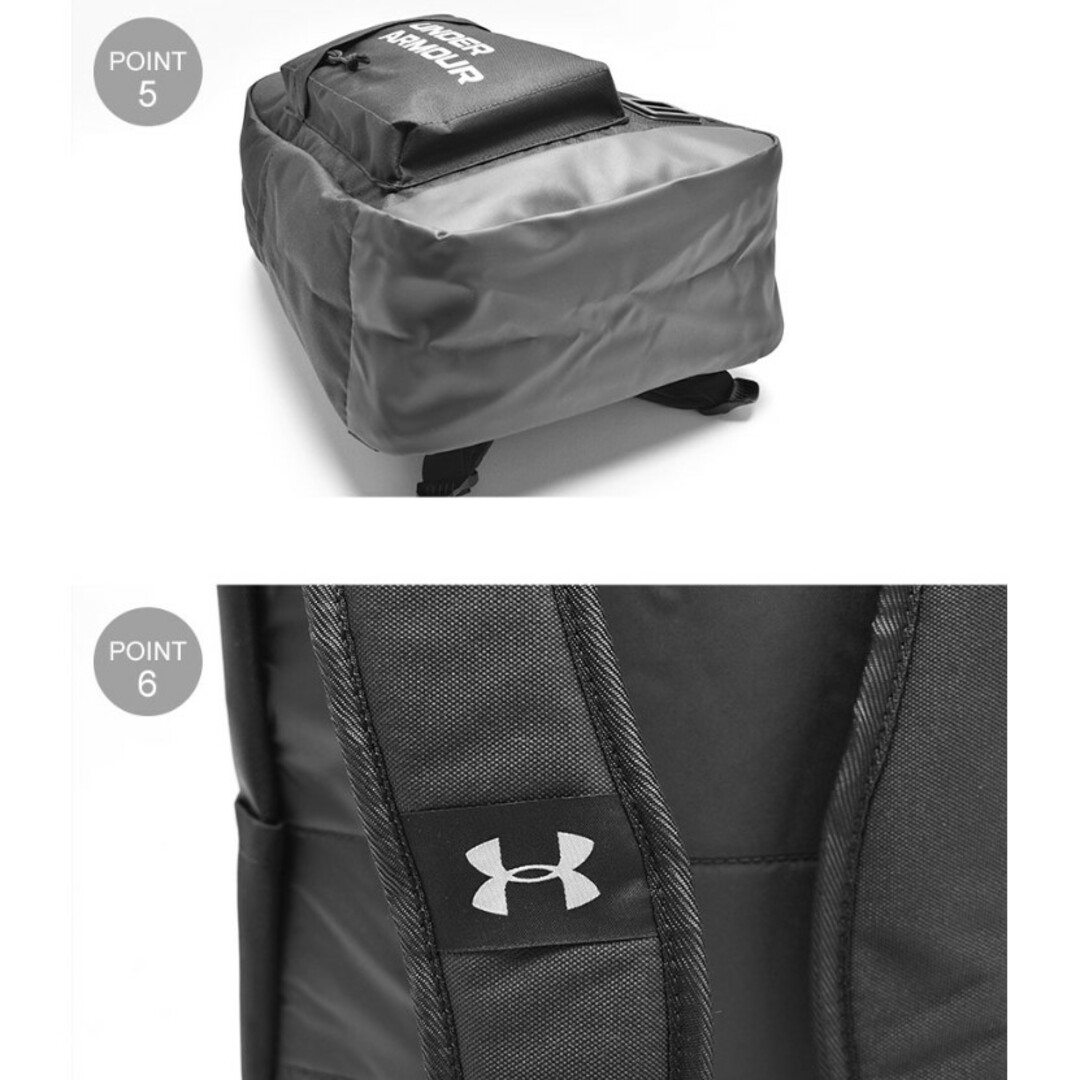 UNDER ARMOUR(アンダーアーマー)のアンダーアーマー リュック 22l グレー バックパック UA メンズのバッグ(バッグパック/リュック)の商品写真