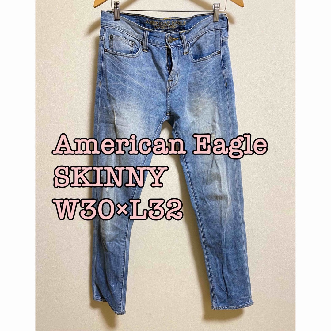 American Eagle(アメリカンイーグル)のアメリカンイーグル／スキニーデニム／W30×L32 メンズのパンツ(デニム/ジーンズ)の商品写真