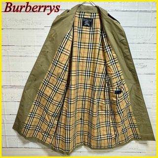 バーバリー(BURBERRY)のバーバリー トレンチコート ノバチェック ベージュ系 玉虫色 175 M〜L(トレンチコート)