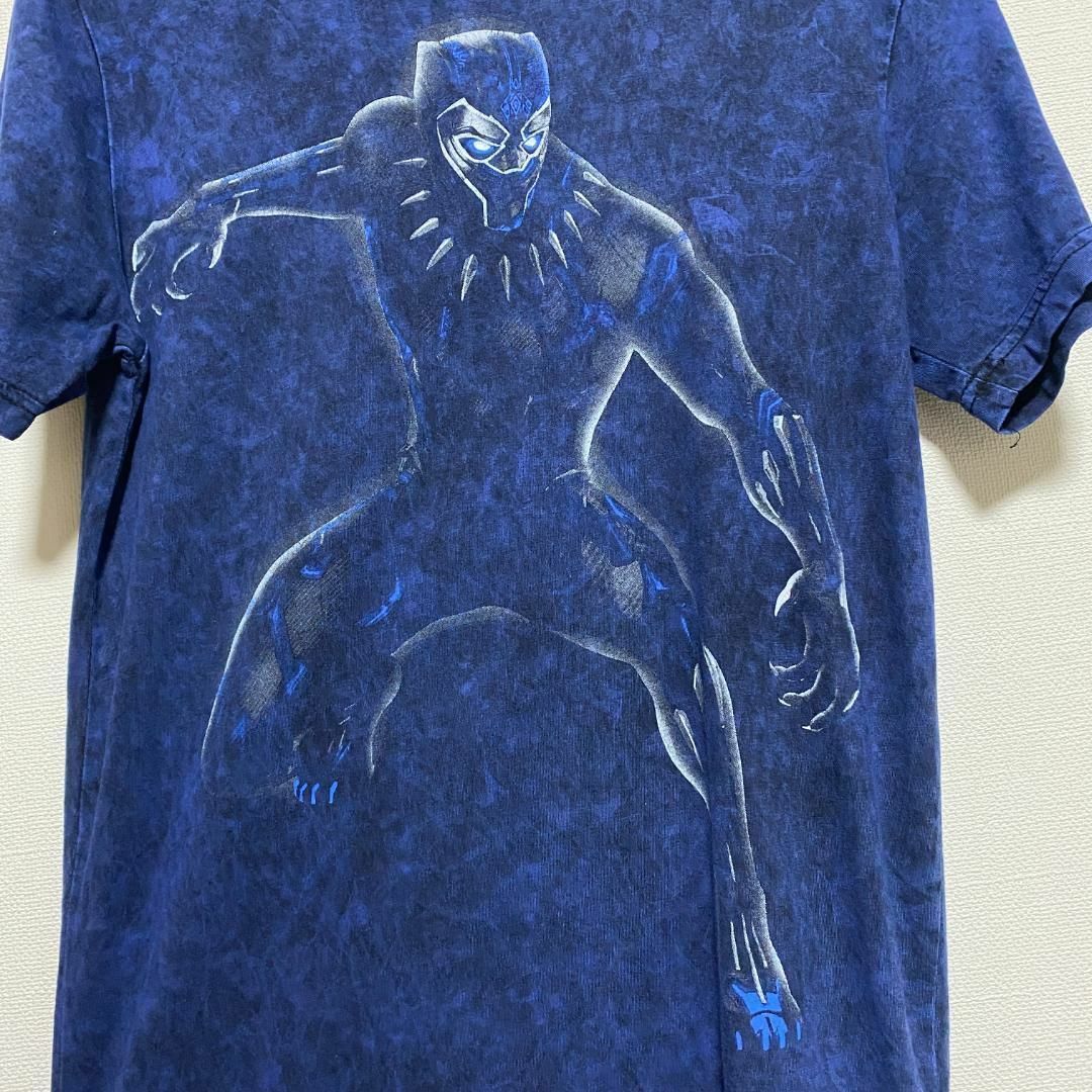 MARVEL(マーベル)のアメリカ古着　マーベル　ブラックパンサー　タイダイ　半袖 Tシャツ　E196 メンズのトップス(Tシャツ/カットソー(半袖/袖なし))の商品写真