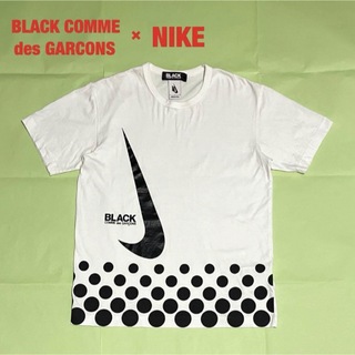 ブラックコムデギャルソン(BLACK COMME des GARCONS)の【希少】BLACK COMME des GARCONS×NIKE　コラボTシャツ(Tシャツ/カットソー(半袖/袖なし))