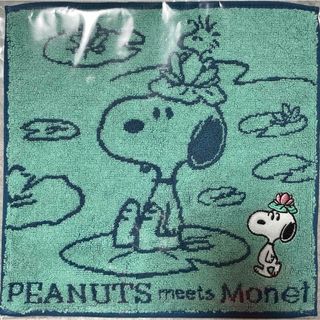 スヌーピー(SNOOPY)の【限定品】PEANUTS meets Monet コラボ　ミニタオル(キャラクターグッズ)