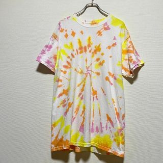 ギルタン(GILDAN)のアメリカ古着　タイダイ染め　半袖Tシャツ　GILDAN　カラフル　J133(Tシャツ/カットソー(半袖/袖なし))