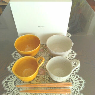 ケユカ(KEYUCA)の食器セット・御飯茶碗・スープ碗・箸・セット(食器)