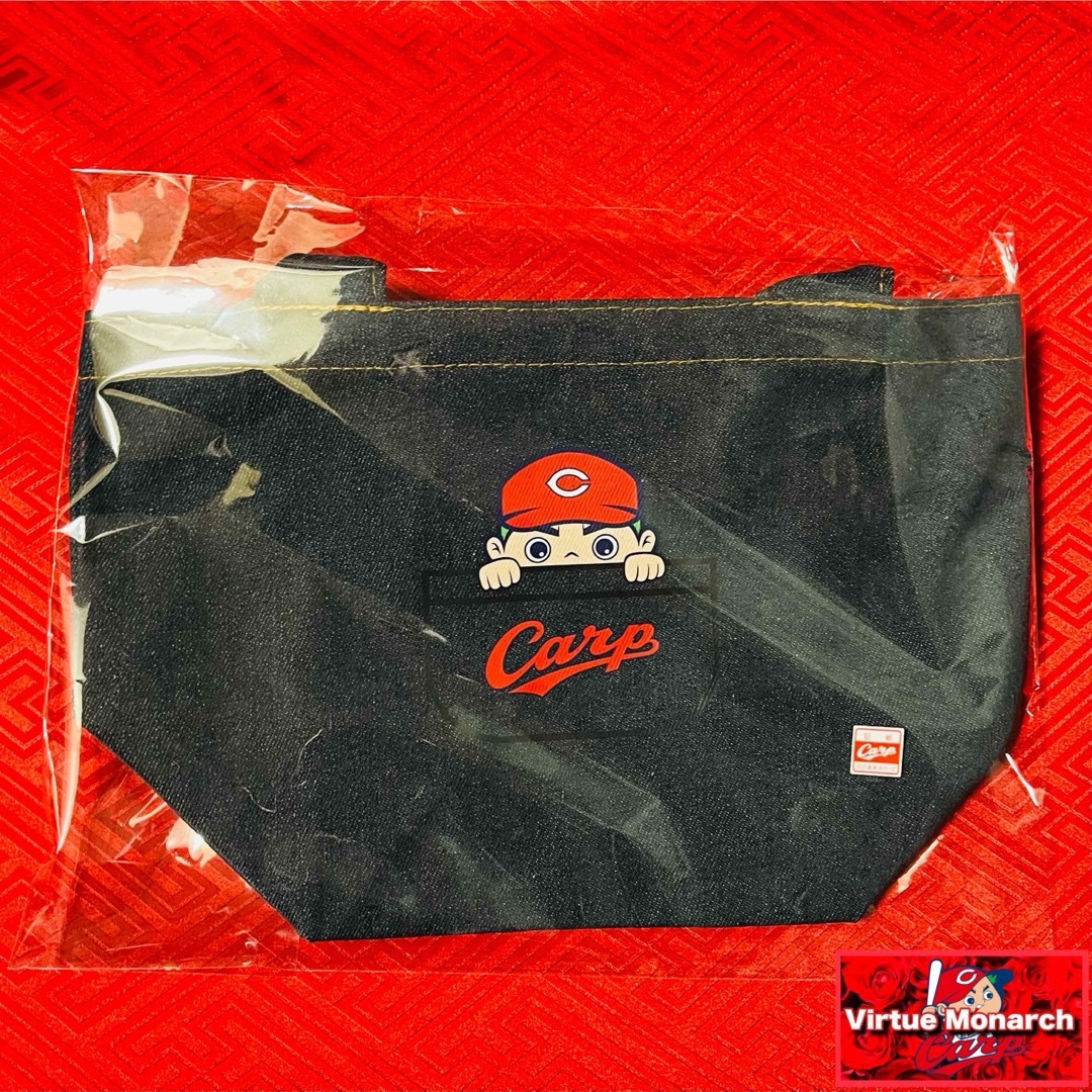 広島東洋カープ(ヒロシマトウヨウカープ)のデニムミニトートバッグ　広島東洋カープ レディースのバッグ(トートバッグ)の商品写真