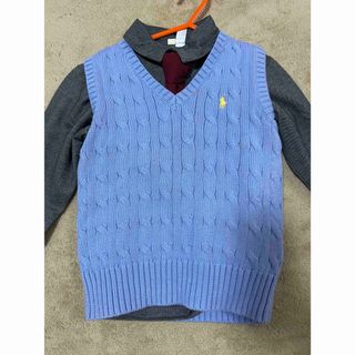 ポロラルフローレン(POLO RALPH LAUREN)のラルフローレン LAUREN ニットベスト　シャツセット(ニット)