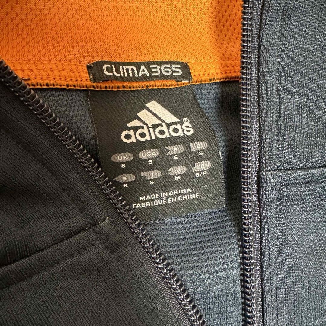 adidas(アディダス)のadidas climalite ネイビー×オレンジ メンズのトップス(ジャージ)の商品写真