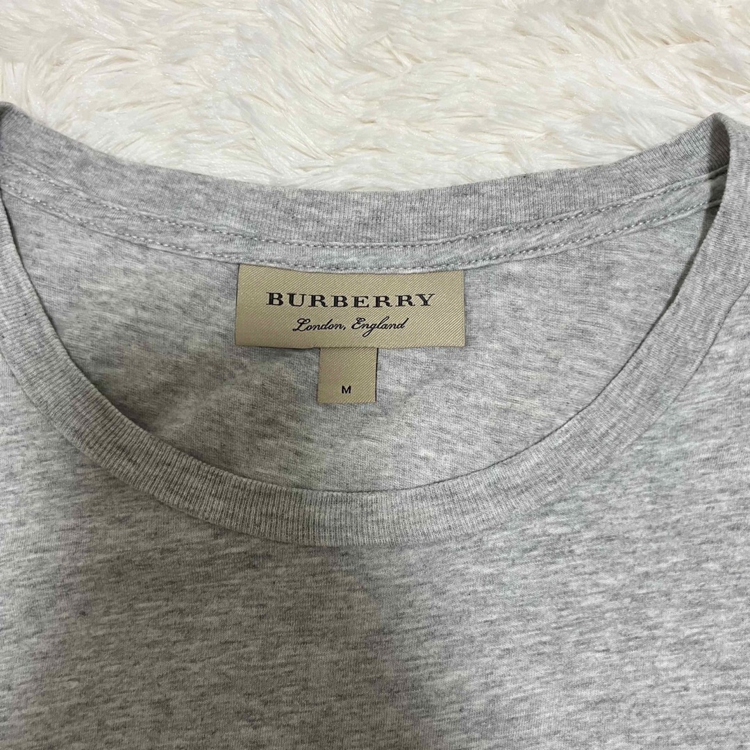 BURBERRY(バーバリー)の◎現行タグ　バーバリー　グラフィック　刺繍　プリント　Tシャツ　M メンズのトップス(Tシャツ/カットソー(半袖/袖なし))の商品写真