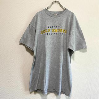 フルーツオブザルーム(FRUIT OF THE LOOM)のアメリカ古着　ロゴプリント　半袖Tシャツ　2XL フルーツオブザルーム　J853(Tシャツ/カットソー(半袖/袖なし))