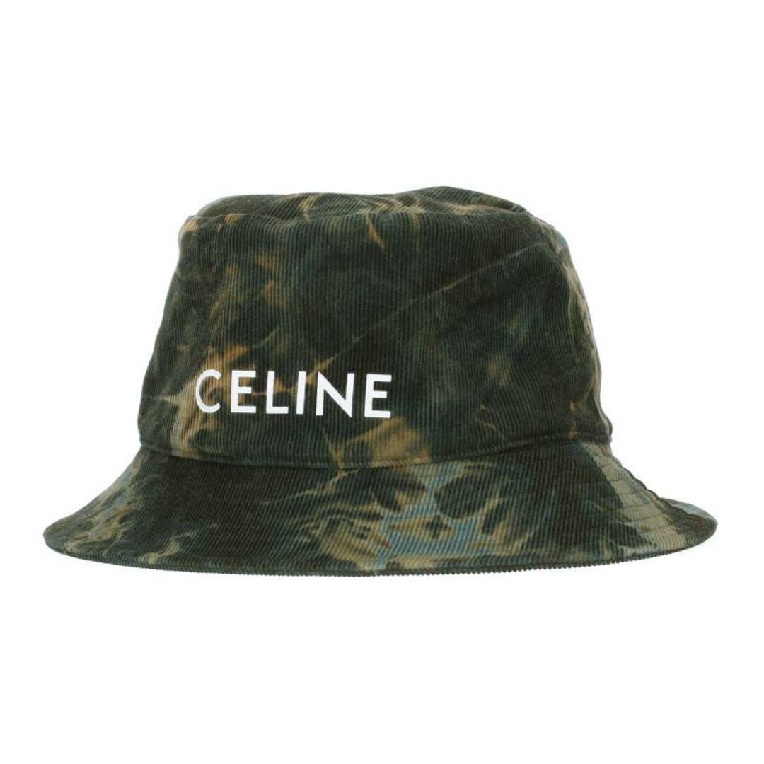 celine(セリーヌ)のセリーヌバイエディスリマン  22SS  2AU5B214Q タイダイロゴバケット帽子 メンズ L ハンドメイドのファッション小物(帽子)の商品写真