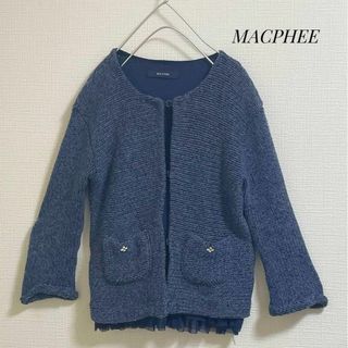 MACPHEE - マカフィー　ジャケット　M 日本製　卒業式　エレガント　卒園式　ネイビー