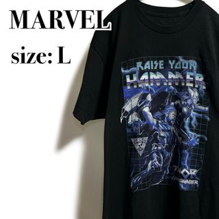 マーベル(MARVEL)のマーベル　MARVEL マイティソー　ラブアンドサンダー　キャラクター　プリント(Tシャツ/カットソー(半袖/袖なし))