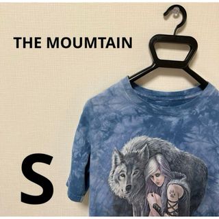 【THE MOUMTAIN】　ザマウンテン　Tシャツ　アニマル　オオカミ　S(Tシャツ/カットソー(半袖/袖なし))