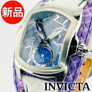 インビクタ(INVICTA)のAB32 インビクタ レディースブランド腕時計 パープル・ホワイト 上位モデル(腕時計)