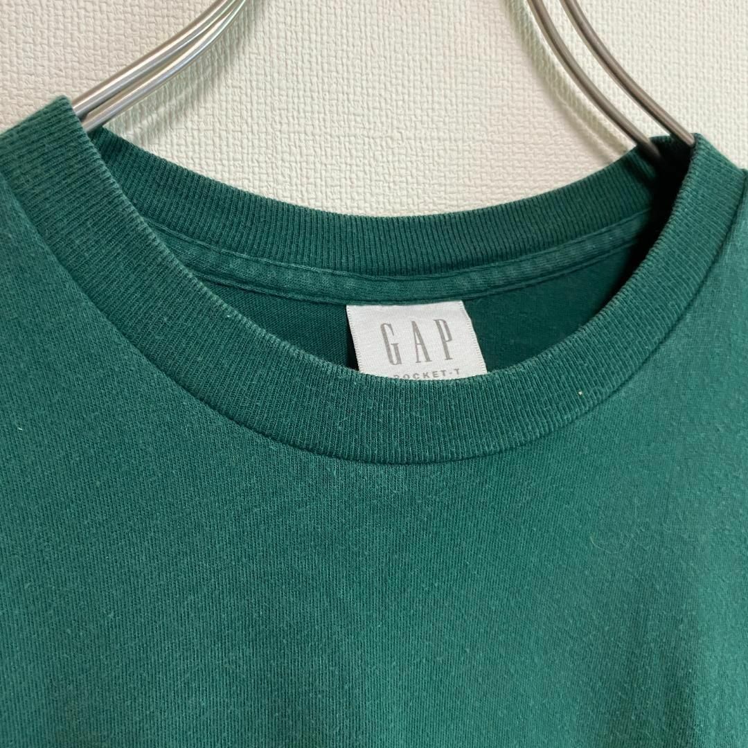 GAP(ギャップ)のアメリカ古着　オールドギャップ　90s シングルステッチ　半袖　Tシャツ　無地 メンズのトップス(Tシャツ/カットソー(半袖/袖なし))の商品写真