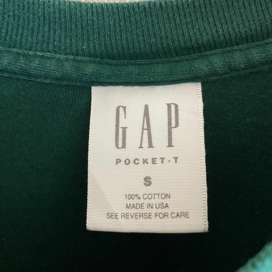 GAP(ギャップ)のアメリカ古着　オールドギャップ　90s シングルステッチ　半袖　Tシャツ　無地 メンズのトップス(Tシャツ/カットソー(半袖/袖なし))の商品写真