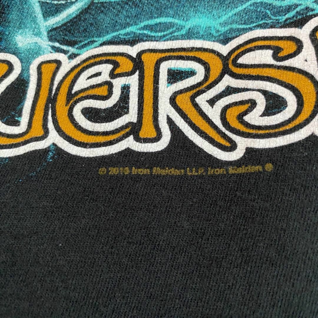 MUSIC TEE(ミュージックティー)のアメリカ古着　アイアンメイデン　IRON MAIDEN　半袖　Tシャツ　バンT メンズのトップス(Tシャツ/カットソー(半袖/袖なし))の商品写真