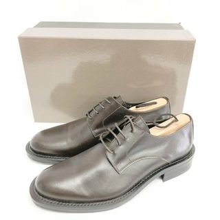 ★CARLO BOTRINI カルロボットリーニ レザーシューズ ダークブラウン size40(ドレス/ビジネス)