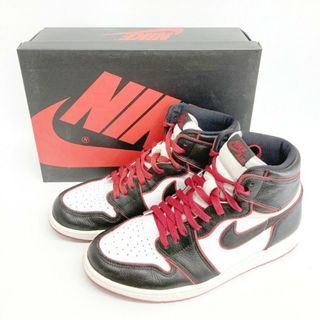 ナイキ(NIKE)の★NIKE ナイキ Air Jordan 1 Retro High OG Blood Line 555088-062 ブラッドライン ジョーダン1 ブラック size29cm(スニーカー)