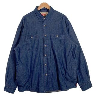 ラングラー(Wrangler)のWrangler ラングラー デニムボアシャツジャケット インディゴ Size XL(Gジャン/デニムジャケット)