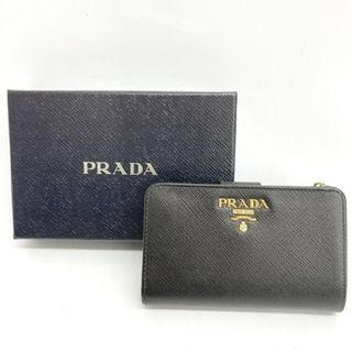 PRADA - 極美品 PRADA プラダ 三つ折り財布 ミニ財布 ボルドー ワイン