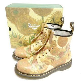 ドクターマーチン(Dr.Martens)の★Dr.Martens ドクターマーチン 27928102 THE NATIONAL GALLERY 8EYE BOOT ナショナル ギャラリー エイトホールブーツ  ゴッホ SUNFLOWERS サンフラワー size28cm(ブーツ)