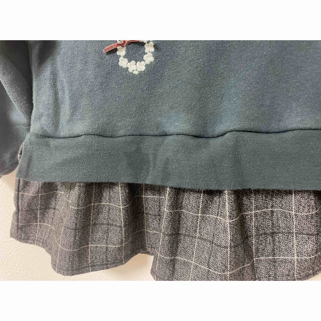 apres les cours(アプレレクール)のアプレ レ クール　女の子　100cm ロングTシャツ キッズ/ベビー/マタニティのキッズ服女の子用(90cm~)(Tシャツ/カットソー)の商品写真