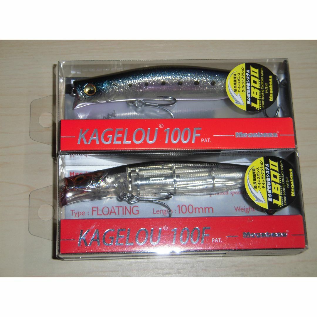 Megabass - メガバス　カゲロウ 100F 12g　HT ナミノハナ・GLX イワシ