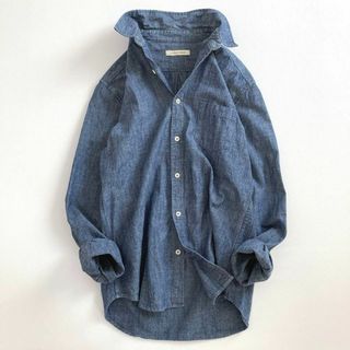 ジャーナルスタンダード(JOURNAL STANDARD)のジャーナルスタンダード　デニムシャツ　メンズ　Lサイズ　春服(シャツ)