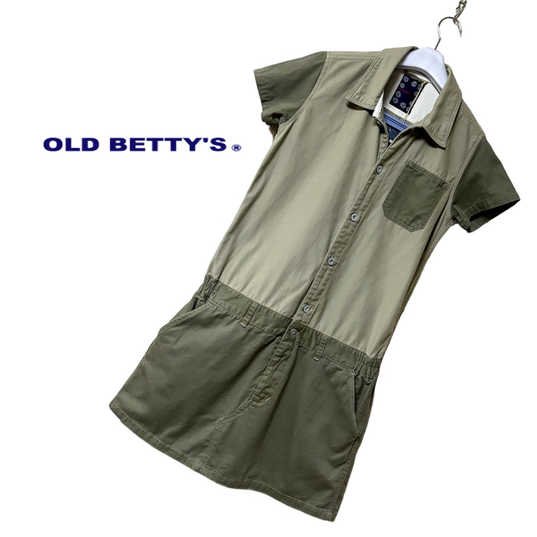 OLD BETTY'S(オールドベティーズ)の【新品未使用】OLD BETTY'S ミリタリードッキングワンピース レディースのワンピース(ひざ丈ワンピース)の商品写真