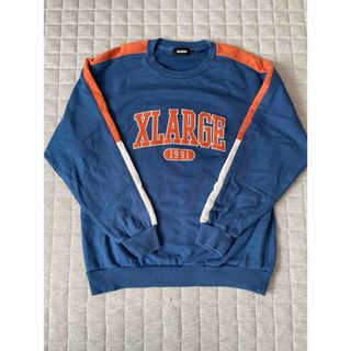 エクストララージ(XLARGE)のXLARGE クルーネックスウェット　ネイビー(スウェット)