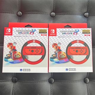 新品　未使用　NintendoSwitch Joy-Conハンドル　2個　マリオ(家庭用ゲーム機本体)