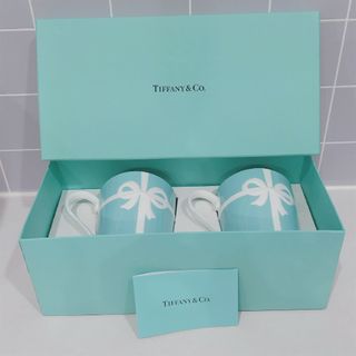 ティファニー(Tiffany & Co.)の★もなか様専用★ティファニー　ブルーリボン　ペアマグカップ(グラス/カップ)