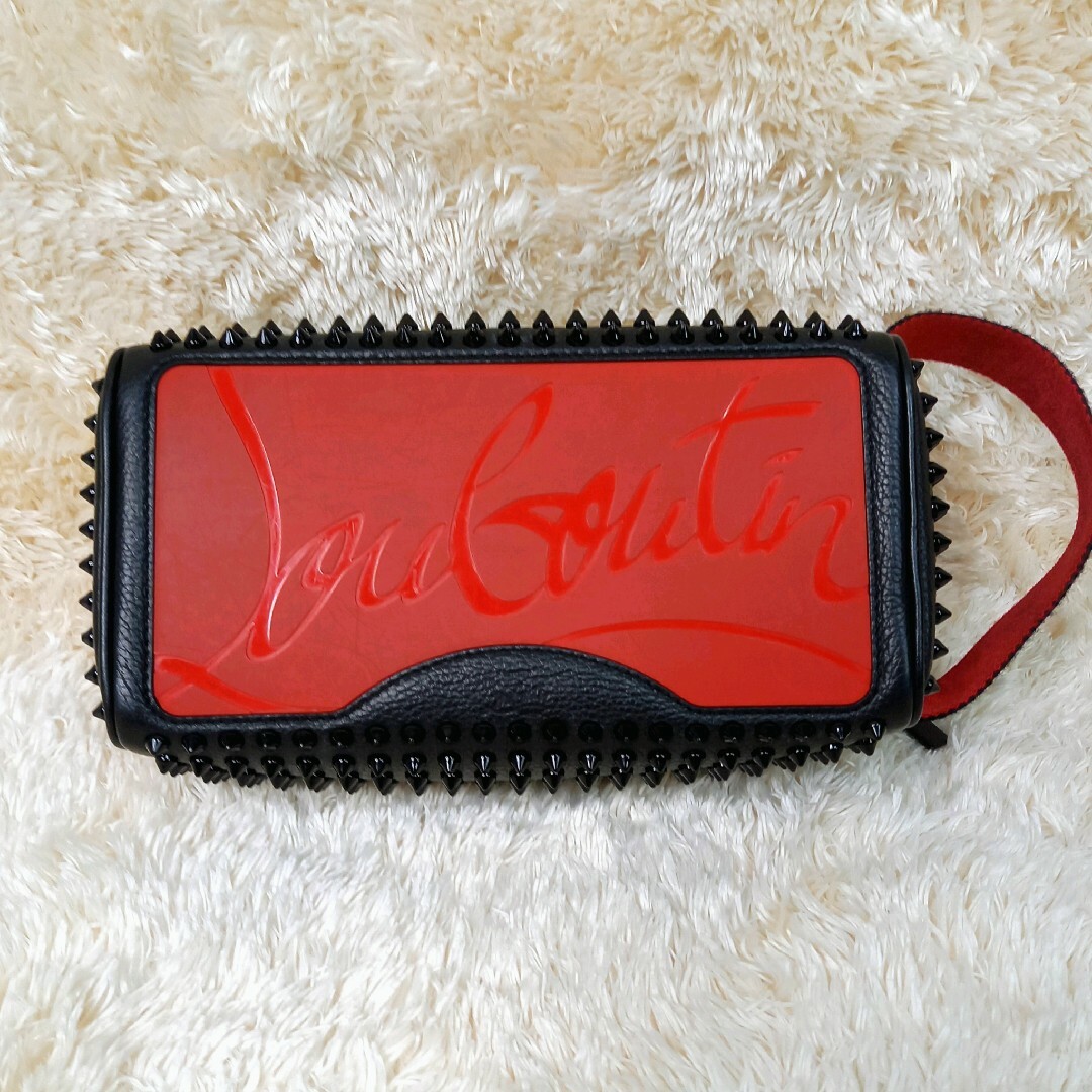 Christian Louboutin(クリスチャンルブタン)の【美品】クリスチャンルブタン ブラスター クラッチバッグ レザー スタッズ 黒 メンズのバッグ(セカンドバッグ/クラッチバッグ)の商品写真