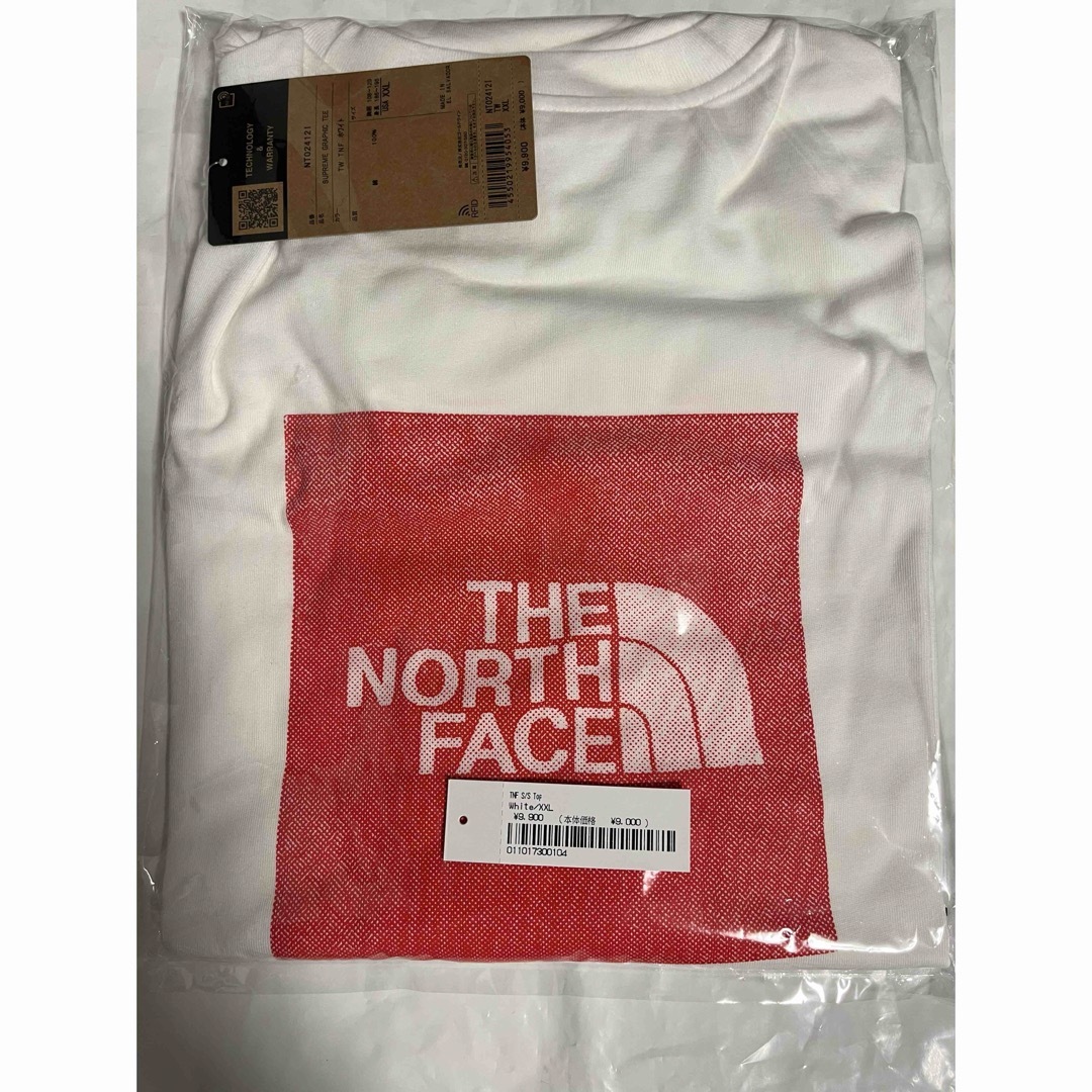 Supreme(シュプリーム)のSupreme × The North Face S/S Top 白 XXL メンズのトップス(Tシャツ/カットソー(半袖/袖なし))の商品写真