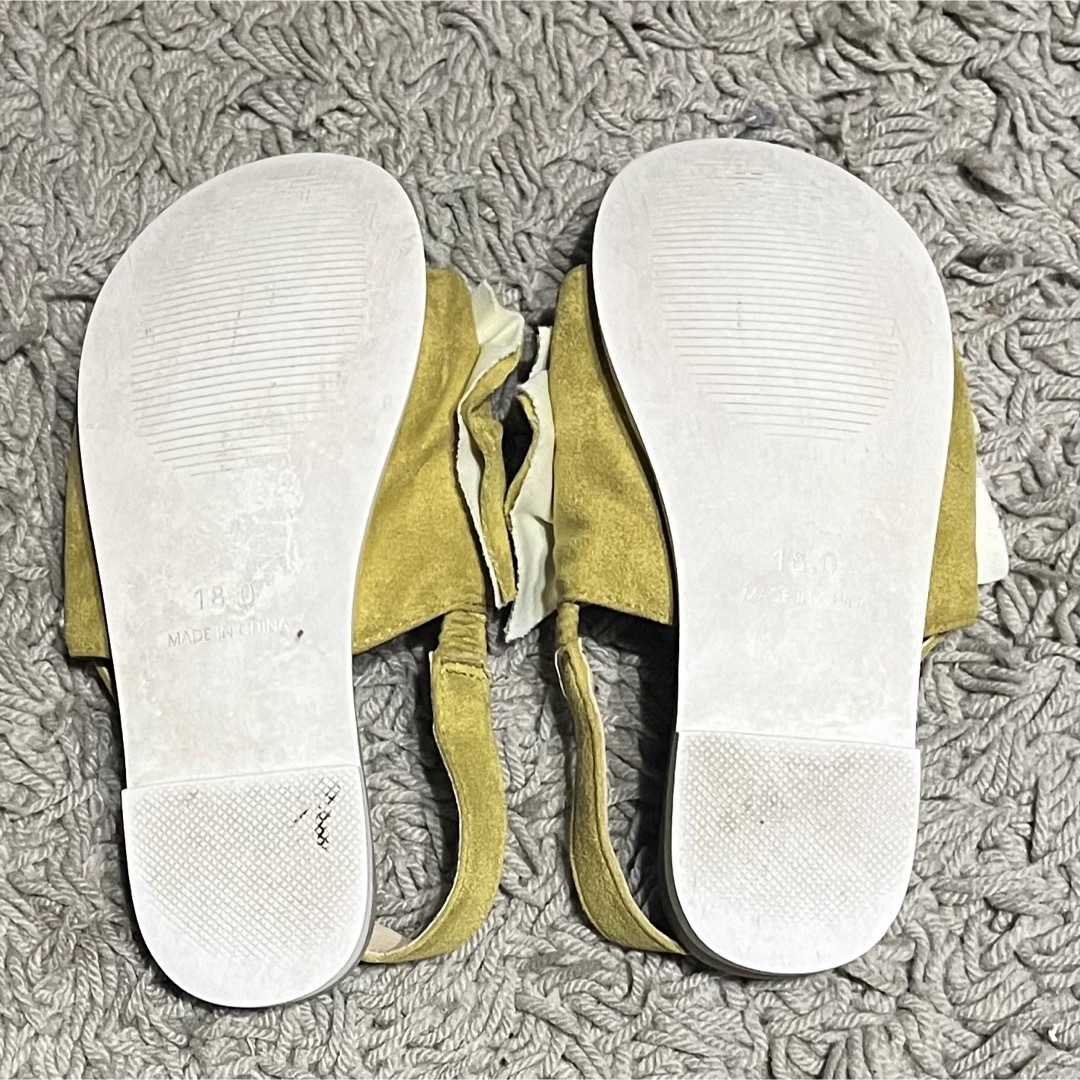 ORiental TRaffic(オリエンタルトラフィック)のオリエンタルトラフィック　キッズ　リボンサンダル　K-921  18cm キッズ/ベビー/マタニティのキッズ靴/シューズ(15cm~)(サンダル)の商品写真