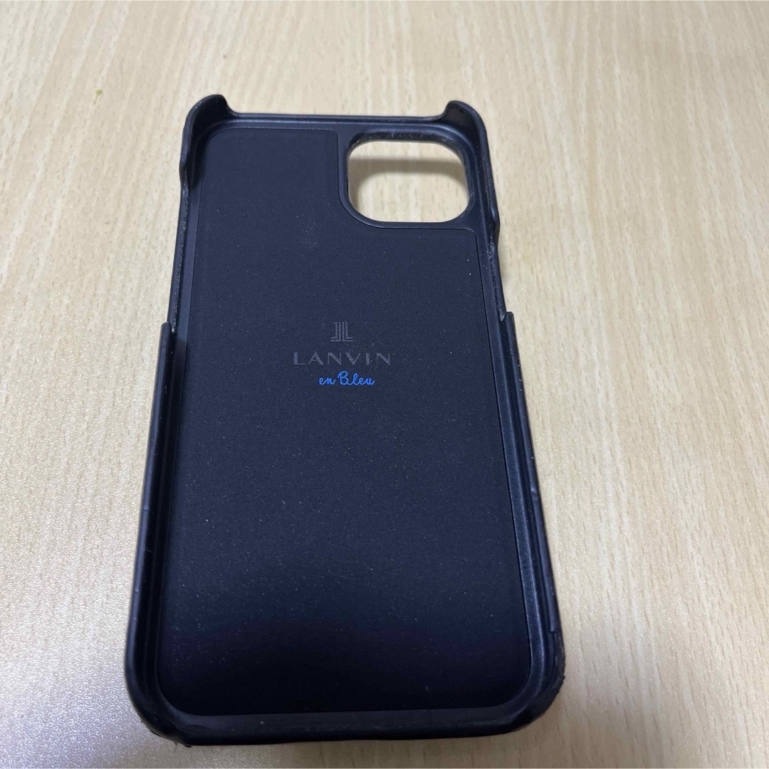 LANVIN en Bleu(ランバンオンブルー)のiPhone13用 ランバンオンブルー ハードケース/ブラック スマホ/家電/カメラのスマホアクセサリー(iPhoneケース)の商品写真